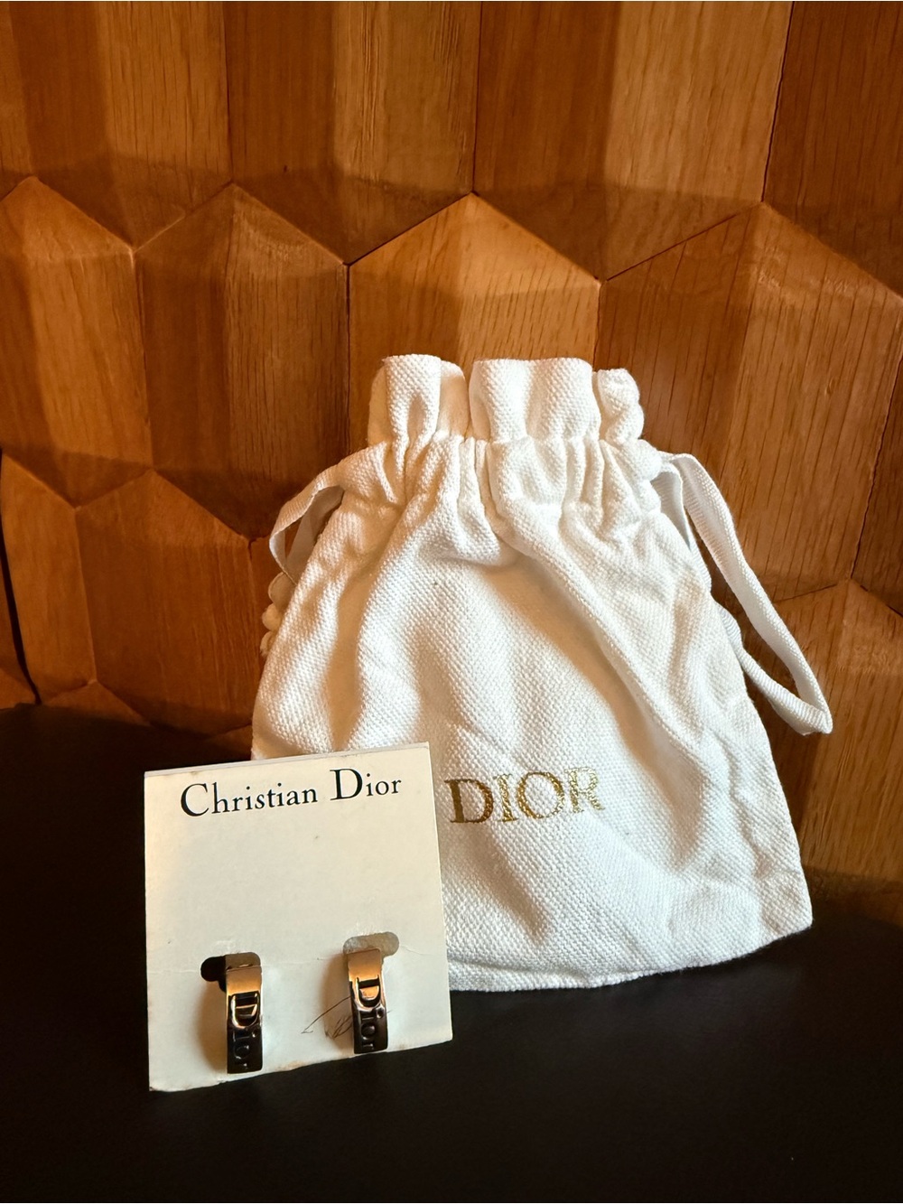 Dior Silver Clip-On Earrings